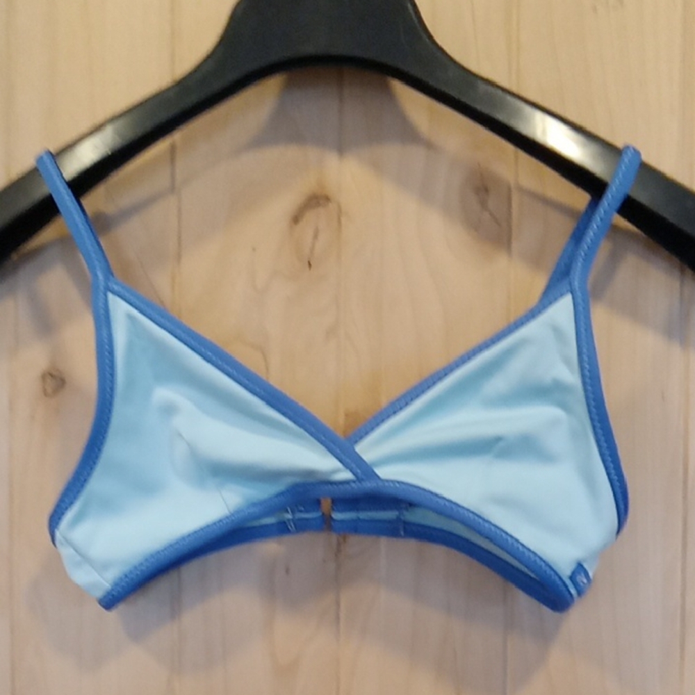 Blue Childrens Bikini Top